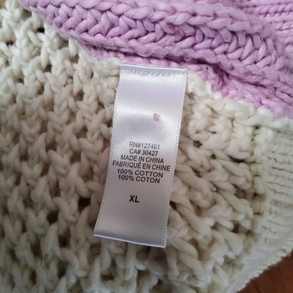 Wildfox Chrochet Pullover Sweater XL - Picture 5 of 7